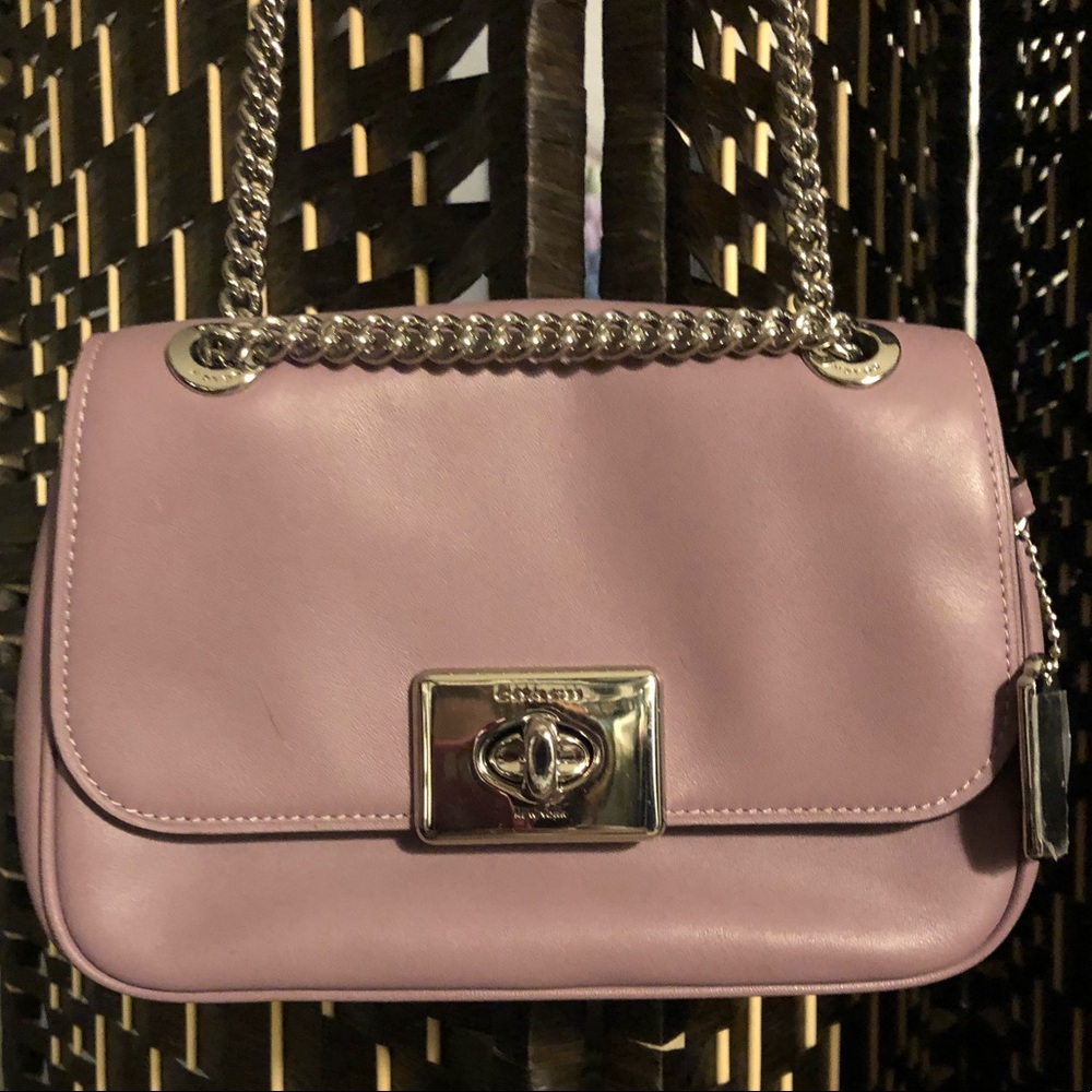 COACH Purse - Lilac w/ silver hardware